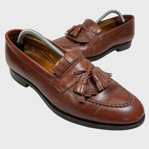 Alden 710 Tassel Loafer Brown Calfskin Leather Comfort Dress Casual Size 11 D